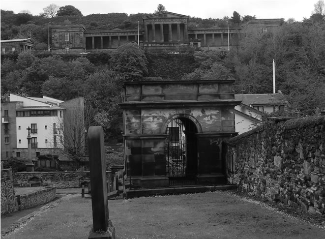 Scene of the old school leaving ceremony