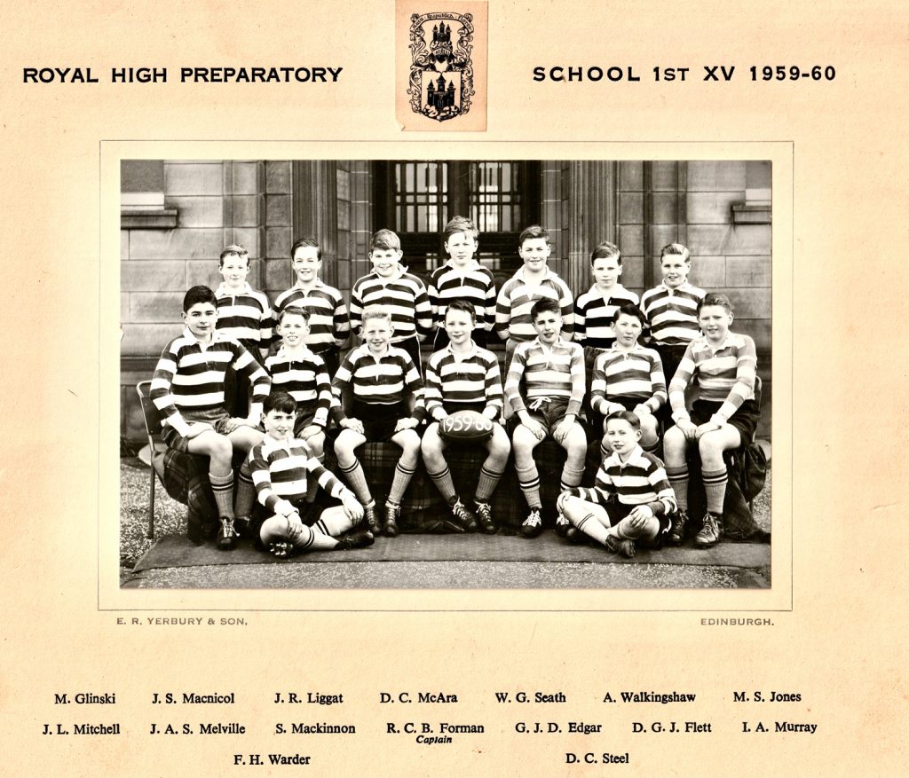 RHS Prep School 1st XV 1960