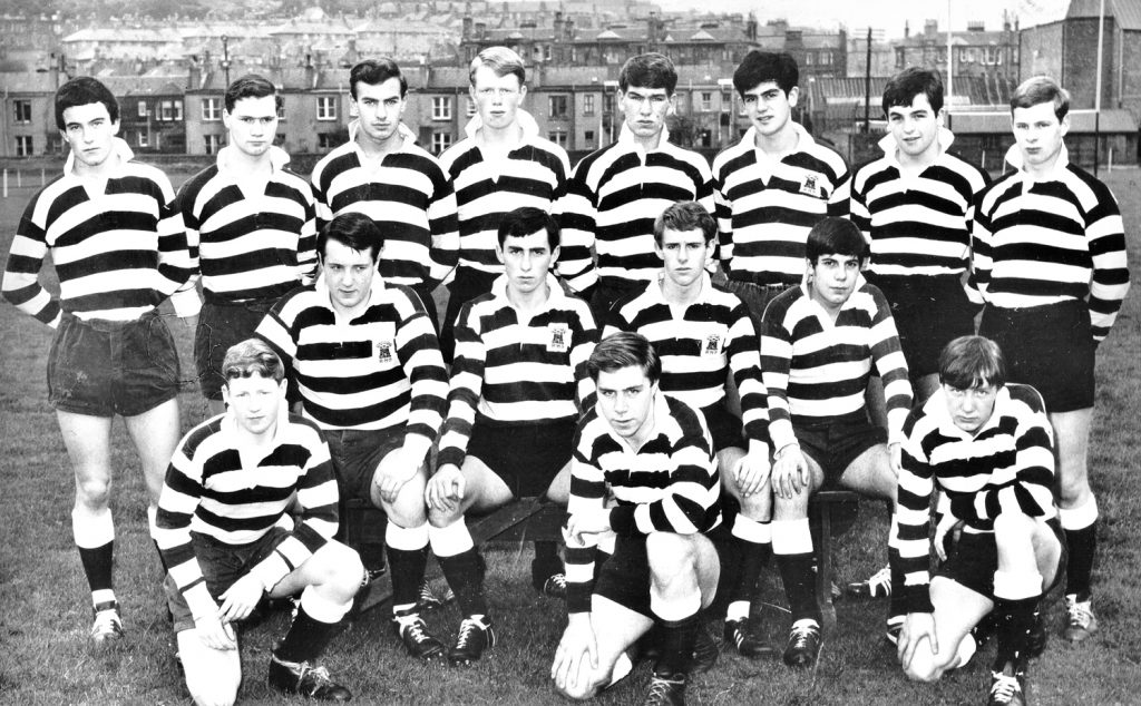 1965-6 RHS 1st XV jocks lodge