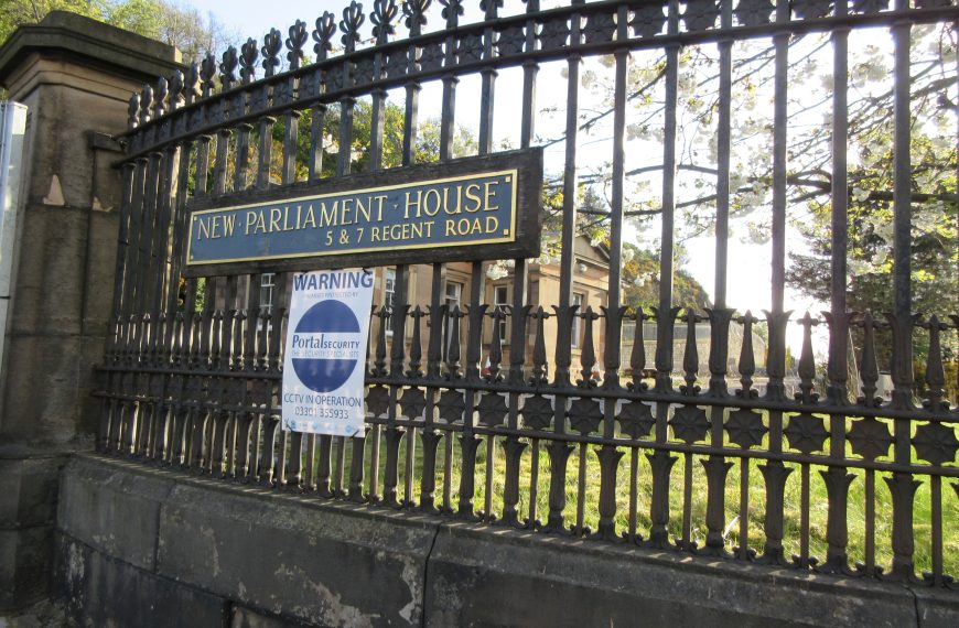 A visit to the Old Royal High School site on the 24th of April 2024.